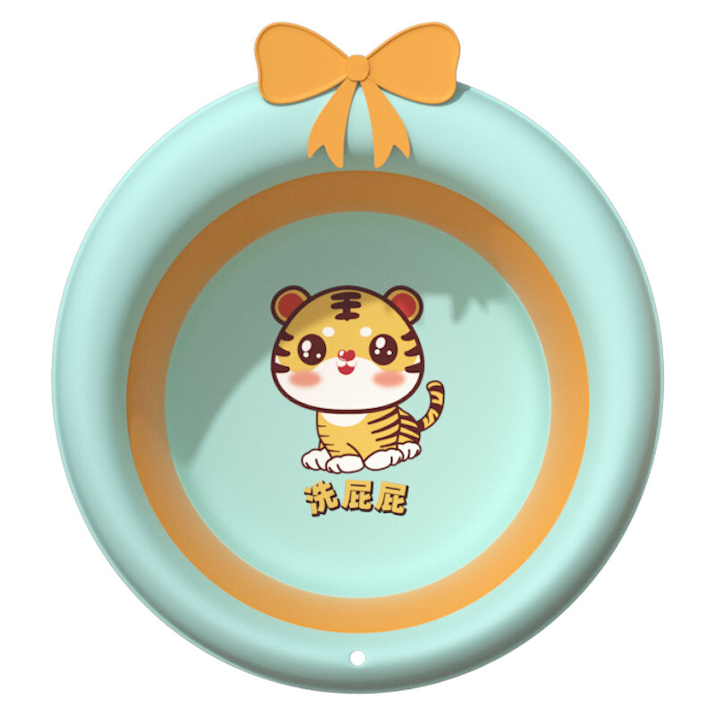 3-Piece Baby Washbasin Foldable Children's Butt-Washing Stock Newborn Baby Special Small Basin Three-Piece Set