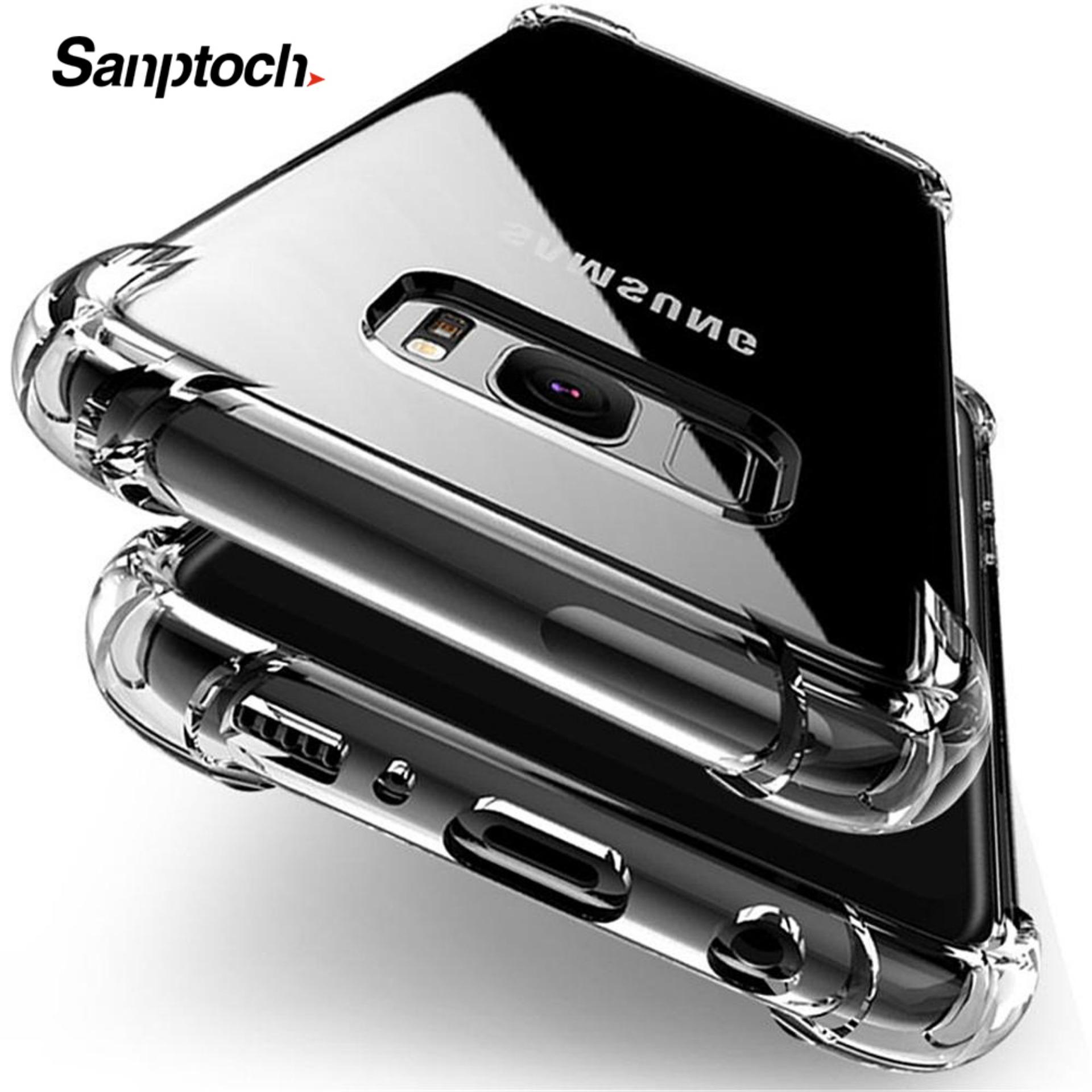 Sanptoch Shockproof Clear Silicone Case For Samsung Galaxy S6 S7 edge S8 S9 Plus Note 8 9 A8 Plus A7 2018 Phone Cases Cover Casing