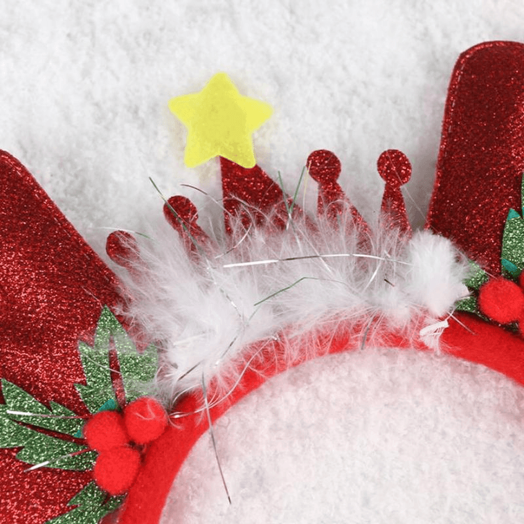 Christmas Headbands, Christmas Decorations, Christmas Antler Headwear, 20*26cm*2 Pieces