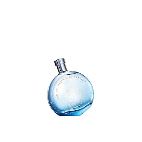 Hermes Eau Des Merveilles Bleue Eau de Toilette Spray for Women, 1.7 Ounce